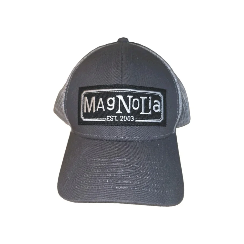 MAGNOLIA Waco Texas Snapback Mesh trucker Chip Joanna Gaines Gray white Hat Cap